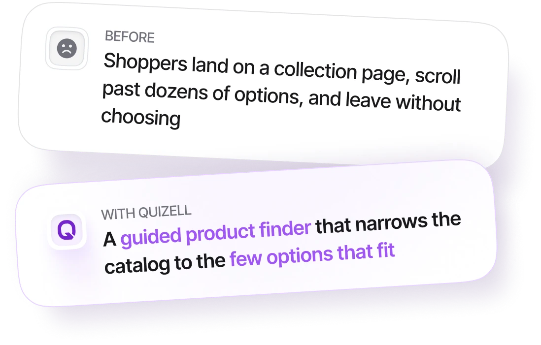 Your shoppers leave before they find it